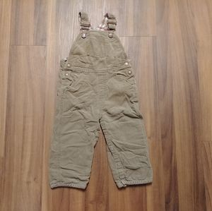 Gymboree corduroy khaki Overalls